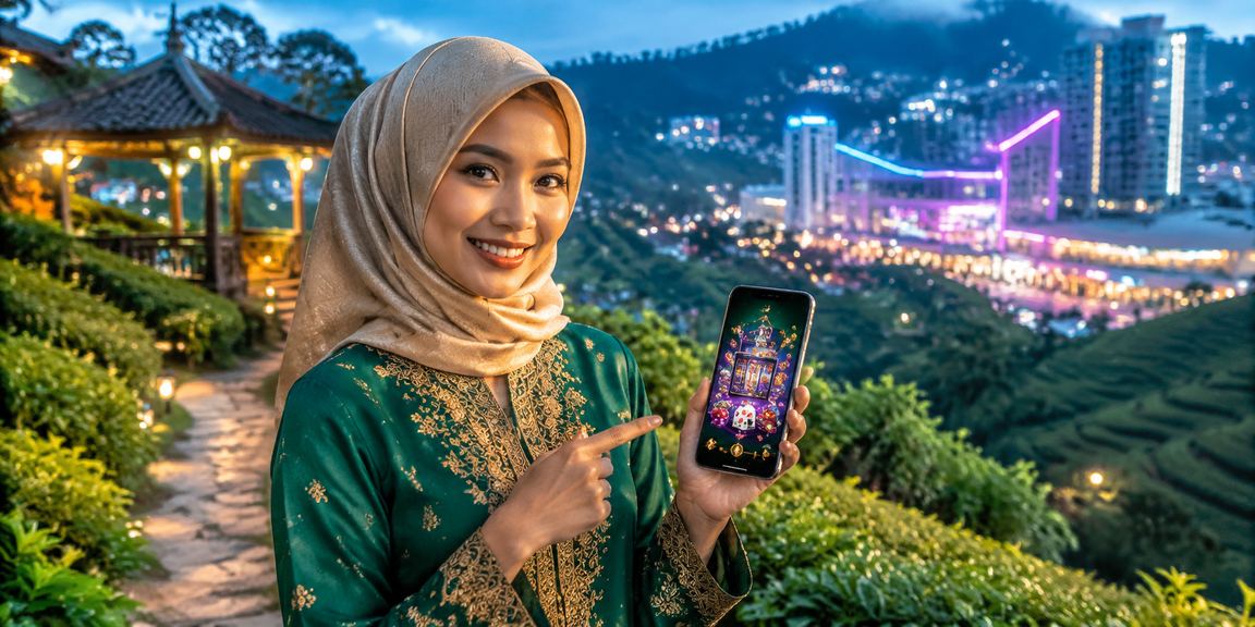Pemain Malaysia menikmati kasino mudah alih sempena Hari Raya dengan suasana meriah